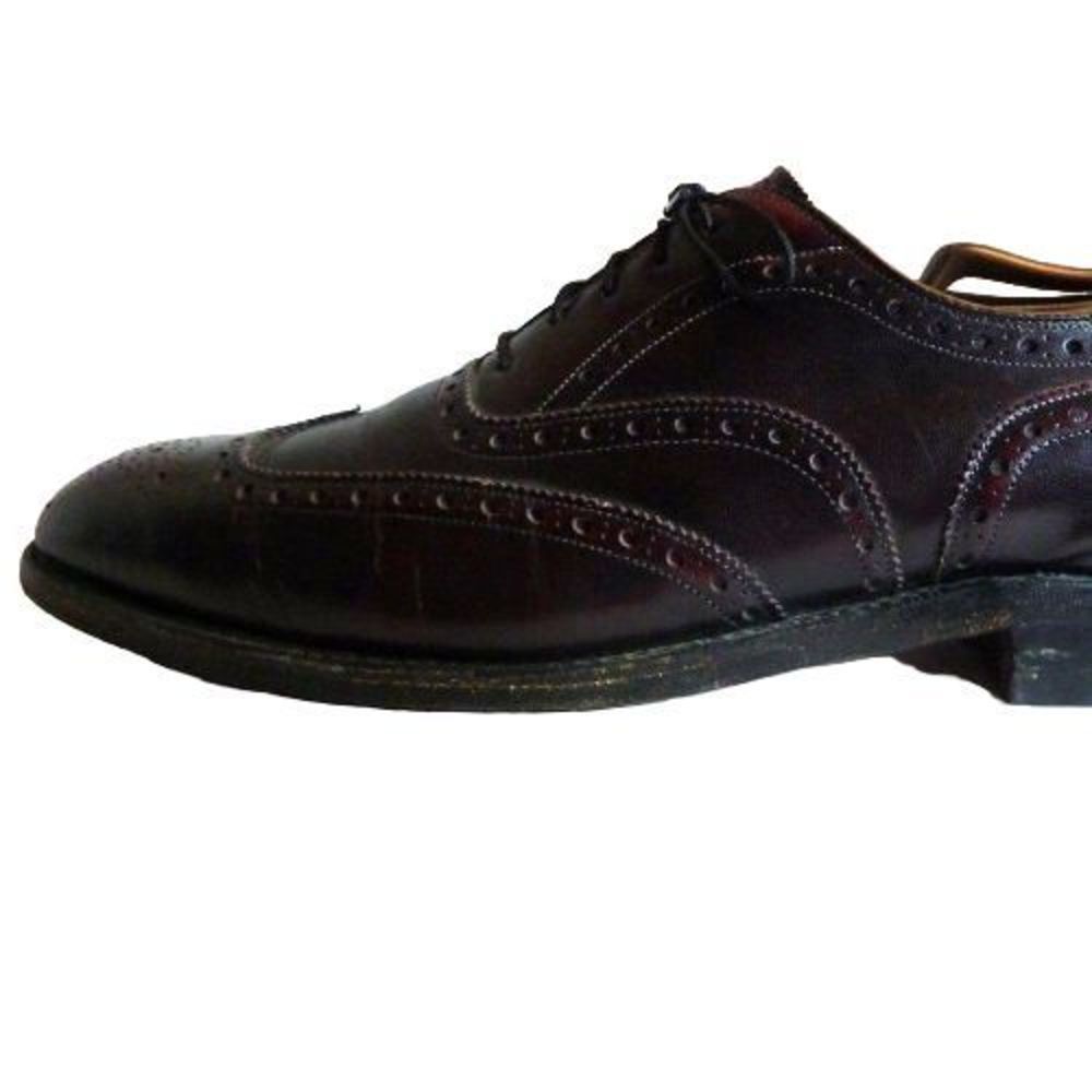 Vintagejohnston & Murphy Aristocraft 10.5d Shell Cordovan Wingtip Oxford 57573